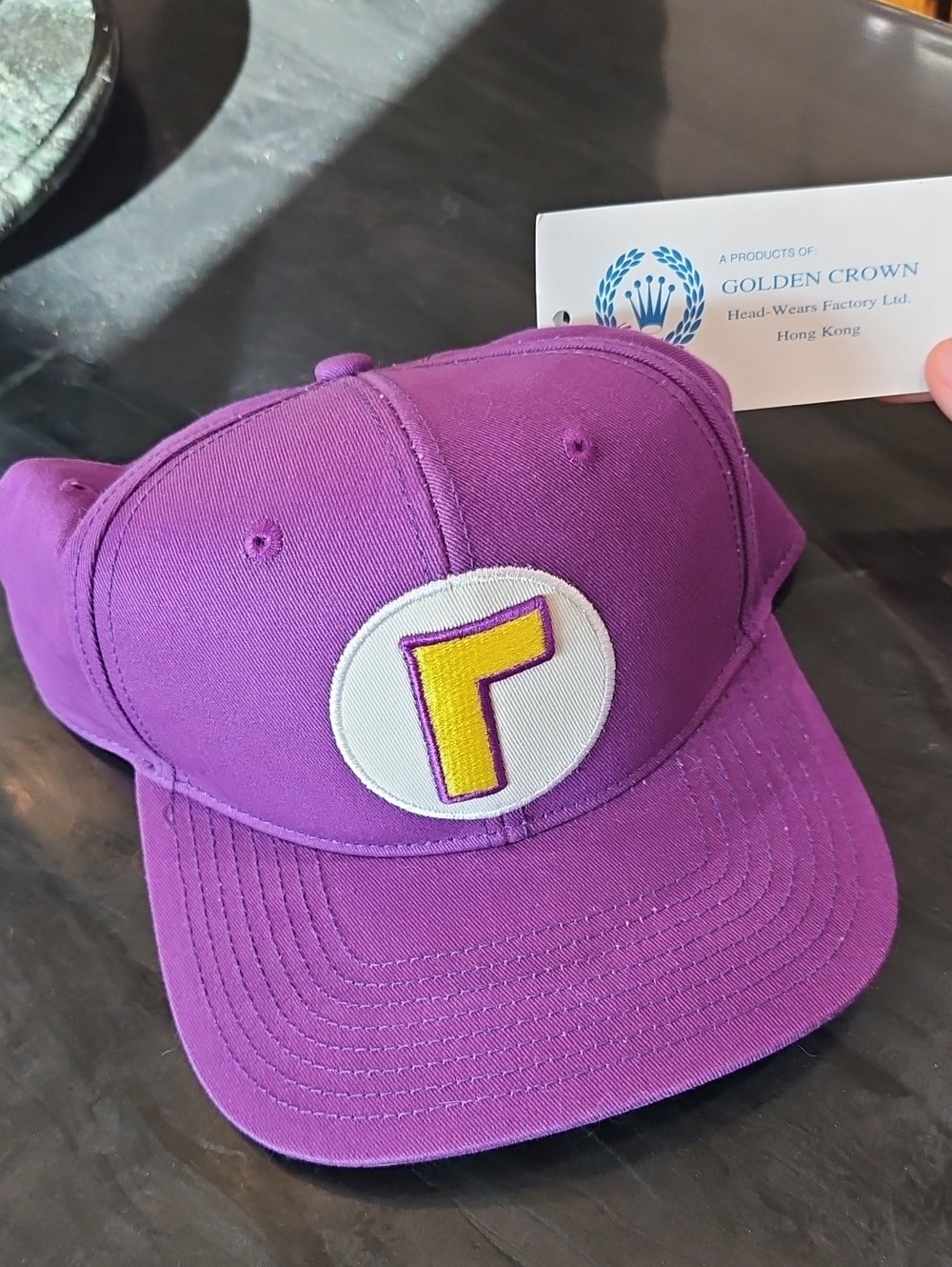 Super Mario Bros. Waluigi Dad Cap
